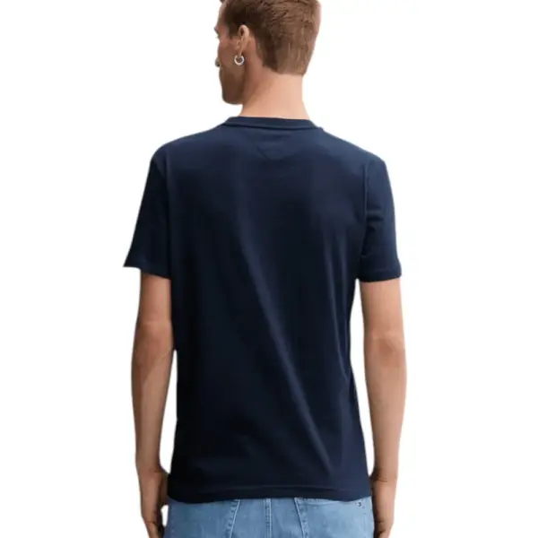 Tommy Hilfiger - Ανδρικό T-shirt Th Casual DM0DM21977-C1G Μπλε Σκούρο DM0DM21977-C1G