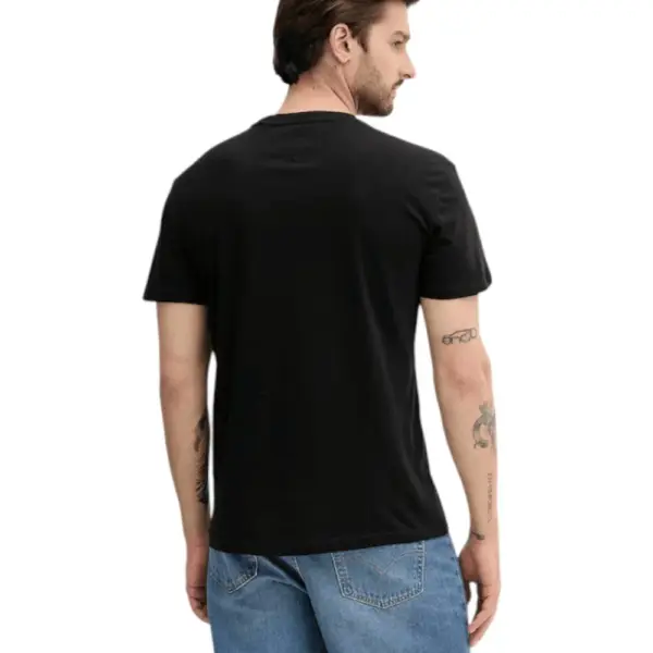 Tommy Hilfiger - Ανδρικό T-shirt Tjm Reg Rwb Dna Tee Dark DM0DM21940-BDS Μαύρο DM0DM21940-BDS