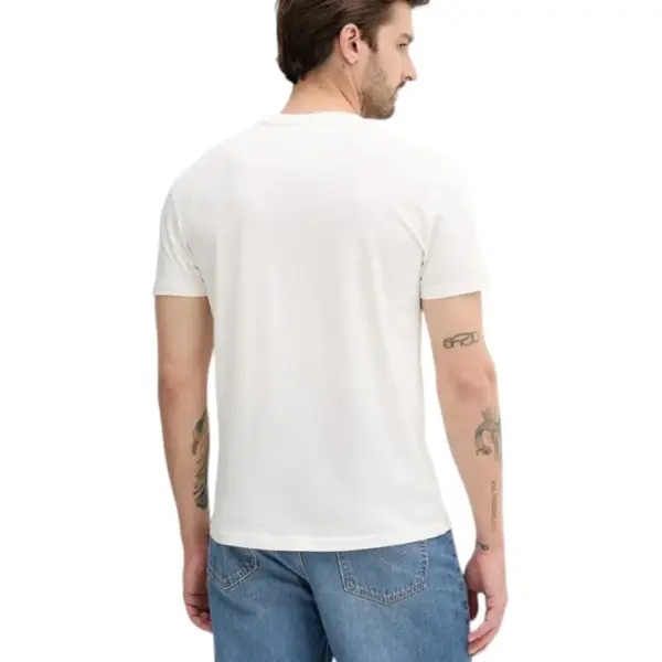 Tommy Hilfiger - Ανδρικό T-shirt Tjm Reg Rwb Dna Tee Dark DM0DM21940-YBL Λευκό DM0DM21940-YBL