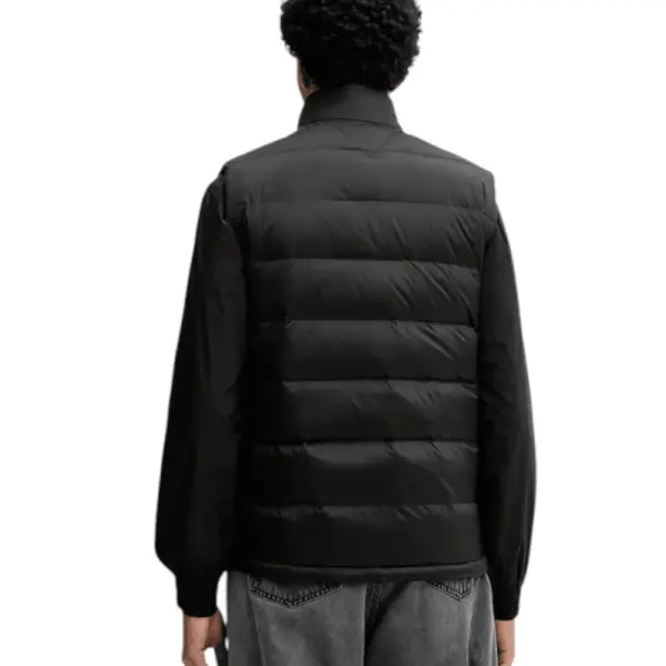 Tommy Hilfiger - Ανδρικό Αμάνικο Μπουφάν Gilet Padded Down Water Repellent DM0DM21777-BDS Μαύρο DM0DM21777-BDS