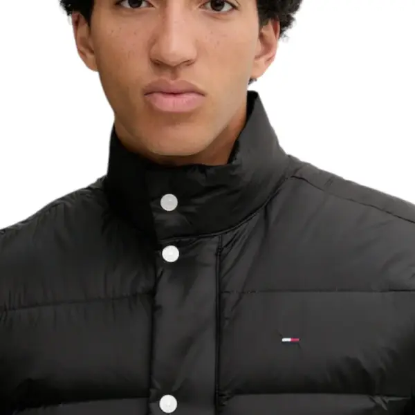 Tommy Hilfiger - Ανδρικό Αμάνικο Μπουφάν Gilet Padded Down Water Repellent DM0DM21777-BDS Μαύρο DM0DM21777-BDS