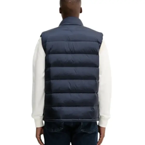 Tommy Hilfiger - Ανδρικό Αμάνικο Μπουφάν Gilet Padded Down Water Repellent DM0DM21777-C1G Μπλε Σκούρο DM0DM21777-C1G