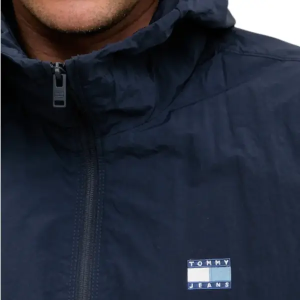 Tommy Hilfiger - Ανδρικό Μπουφάν Th Chicago Light Jacket DM0DM21393-C1G Μπλε Σκούρο DM0DM21393-C1G