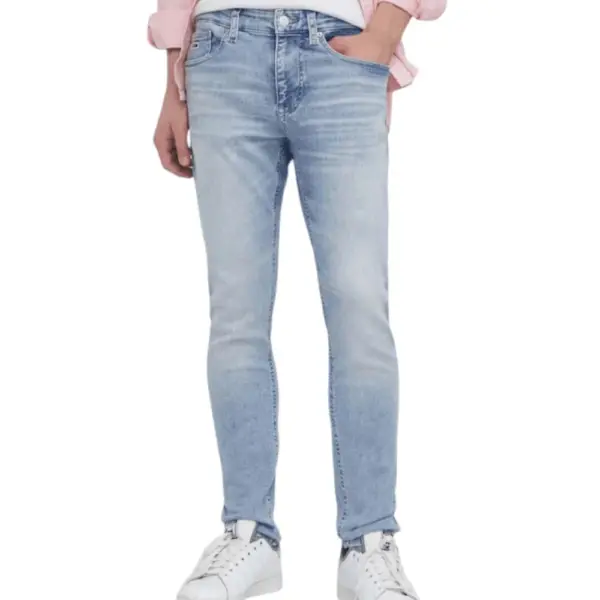 Tommy Hilfiger - Ανδρικό Παντελόνι Τζιν Austin Slim Tapered Fit DM0DM18727-1AB Γαλάζιο