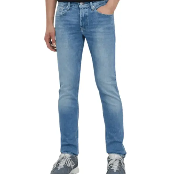 Tommy Hilfiger - Ανδρικό Παντελόνι Τζιν Scanton Slim Fit DM0DM18722-1AB Γαλάζιο