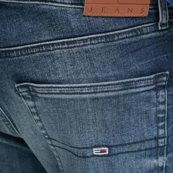 Tommy Hilfiger - Ανδρικό Παντελόνι Τζιν Scanton Slim Fit DM0DM20550-1BK Μπλε DM0DM20550-1BK