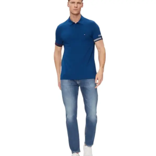 Tommy Hilfiger - Ανδρικό Παντελόνι Τζιν Tapered Fit DM0DM18765-1BK Μπλε Σκούρο DM0DM18765-1BK
