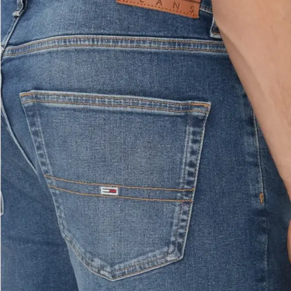 Tommy Hilfiger - Ανδρικό Παντελόνι Τζιν Tapered Fit DM0DM18765-1BK Μπλε Σκούρο DM0DM18765-1BK