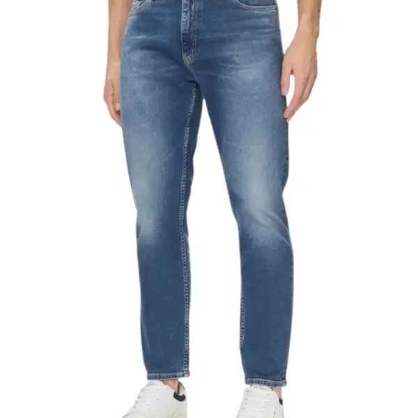 Tommy Hilfiger - Ανδρικό Παντελόνι Τζιν Tapered Fit DM0DM18765-1BK Μπλε Σκούρο