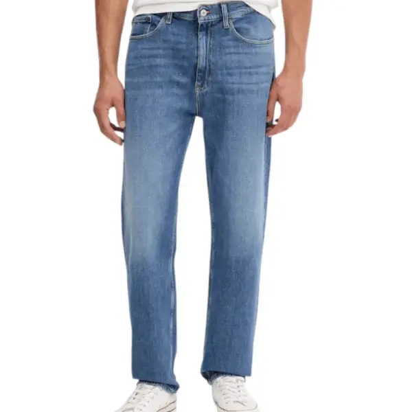 Tommy Hilfiger - Ανδρικό Παντελόνι Τζιν Ελαστικό Ryan Slim Fit DM0DM22163-1A5 Μπλε