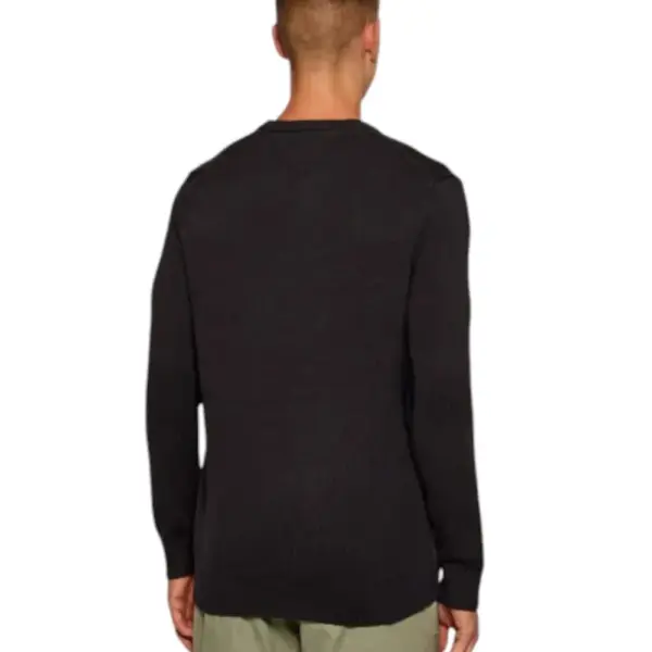 Tommy Hilfiger - Ανδρικό Πουλόβερ Slim Fit DM0DM21787-BDS Μαύρο DM0DM21787-BDS