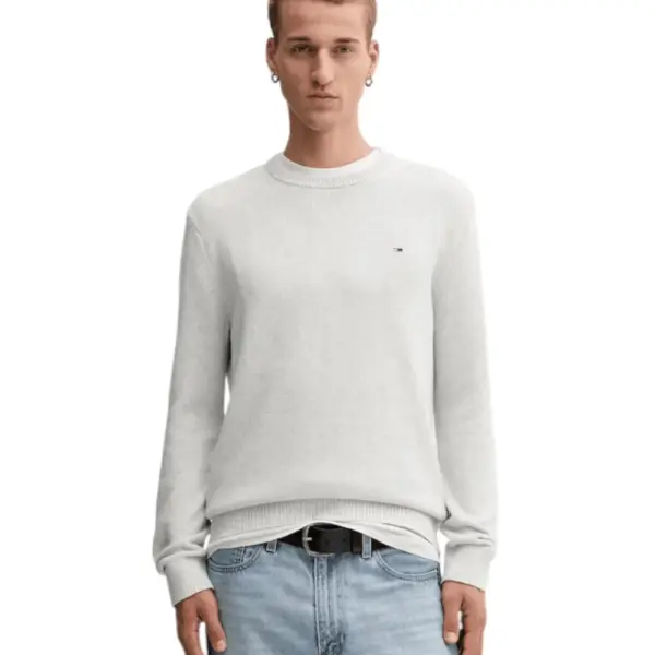 Tommy Hilfiger - Ανδρικό Πουλόβερ Slim Fit DM0DM21787-P09 Γκρι