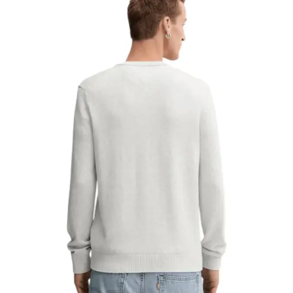 Tommy Hilfiger - Ανδρικό Πουλόβερ Slim Fit DM0DM21787-P09 Γκρι DM0DM21787-P09