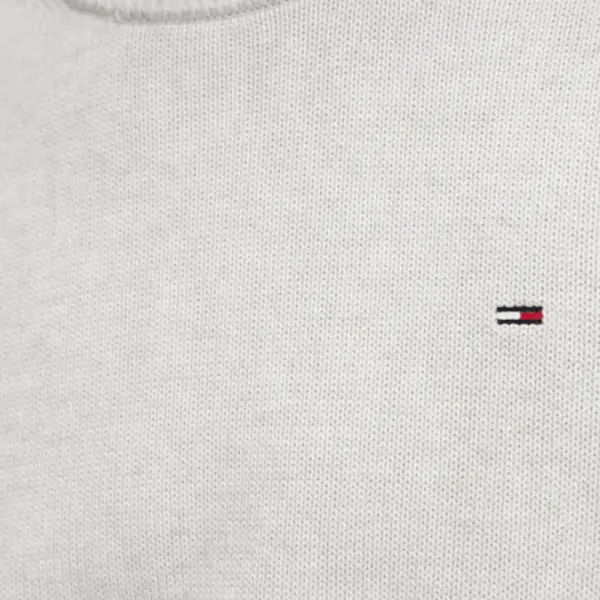 Tommy Hilfiger - Ανδρικό Πουλόβερ Slim Fit DM0DM21787-P09 Γκρι DM0DM21787-P09
