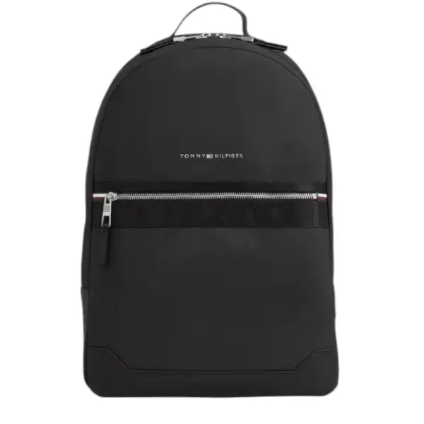 Tommy Hilfiger - Ανδρικό Σακίδιο Th Elevated Nylon Backpack AM0AM11573-BDS Μαύρο