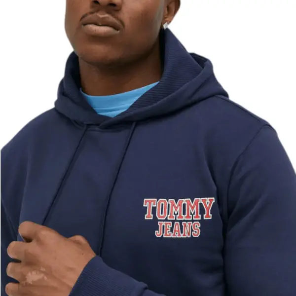 Tommy Hilfiger - Ανδρικό Φούτερ με Κουκούλα DM0DM16365-C87 Μπλε Σκούρο DM0DM16365-C87