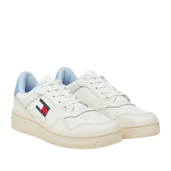 Tommy Hilfiger - Γυναικεία Sneakers Retro Basket EN0EN02505-C12 Γαλάζιο EN0EN02505-C12