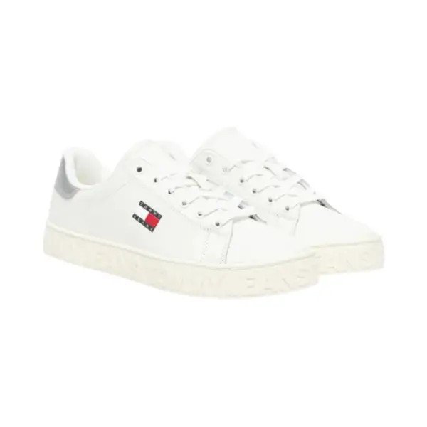 Tommy Hilfiger - Γυναικεία Sneakers Th Logo Outsole Sneaker Ess EN0EN02703-0K7 Εκρού EN0EN02703-0K7