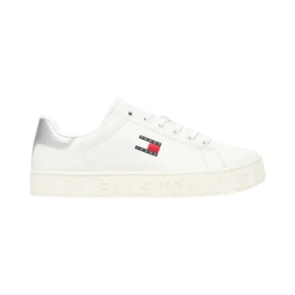 Tommy Hilfiger - Γυναικεία Sneakers Th Logo Outsole Sneaker Ess EN0EN02703-0K7 Εκρού