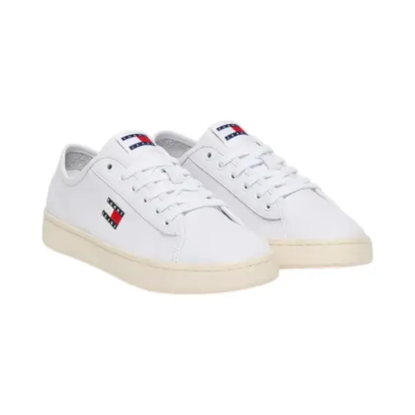 Tommy Hilfiger - Γυναικεία Sneakers Th Tjw Lightweight Court EN0EN02875-YBS Λευκό EN0EN02875-YBS