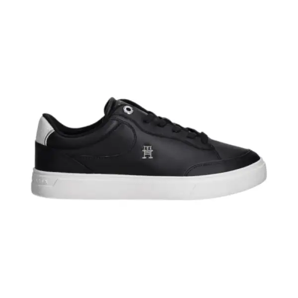 Tommy Hilfiger - Γυναικεία Sneakers Αθλητικά Essential Chic Court Sneaker FW0FW08322-BDS Μαύρο