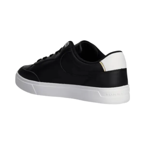 Tommy Hilfiger - Γυναικεία Sneakers Αθλητικά Essential Chic Court Sneaker FW0FW08322-BDS Μαύρο FW0FW08322-BDS