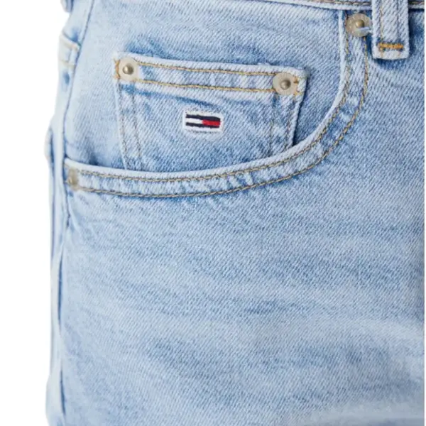 Tommy Hilfiger - Γυναικεία Βερμούδα - Σορτς Mom Fit DW0DW20091-1AB Γαλάζιο DW0DW20091-1AB