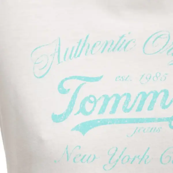 Tommy Hilfiger - Γυναικείο T-shirt Essential Regular Fit DW0DW21404-YBL Λευκό DW0DW21404-YBL