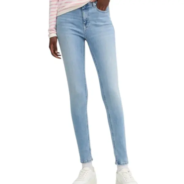 Tommy Hilfiger - Γυναικείο Παντελόνι Jean Nora Skinny Fit DW0DW19256-1AB Γαλάζιο