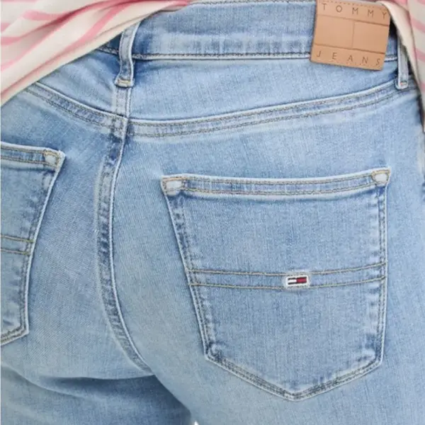 Tommy Hilfiger - Γυναικείο Παντελόνι Jean Nora Skinny Fit DW0DW19256-1AB Γαλάζιο DW0DW19256-1AB