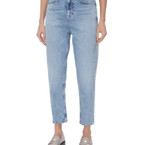 Tommy Hilfiger - Γυναικείο Παντελόνι Jean Slim Fit DW0DW17275-1AB Γαλάζιο