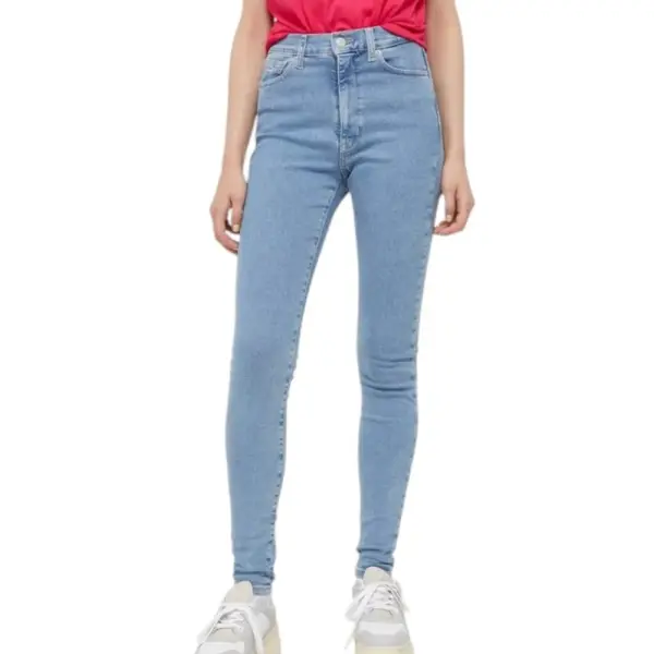 Tommy Hilfiger - Γυναικείο Παντελόνι Jean Sylvia Skinny Fit DW0DW16688-1AB Γαλάζιο