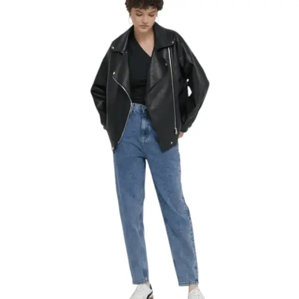 Tommy Hilfiger - Γυναικείο Παντελόνι Jean Tapered Mom Fit DW0DW17621-1A5 Μπλε DW0DW17621-1A5