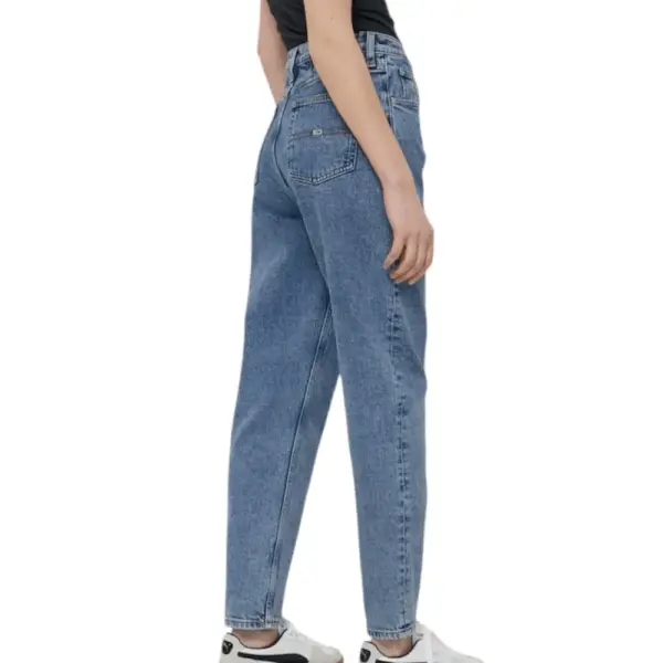 Tommy Hilfiger - Γυναικείο Παντελόνι Jean Tapered Mom Fit DW0DW17621-1A5 Μπλε DW0DW17621-1A5