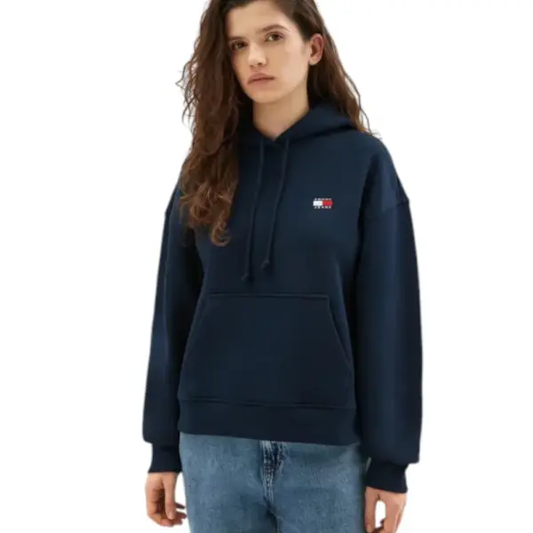Tommy Hilfiger - Γυναικείο Φούτερ Badge Regular Fit DW0DW19414-C1G Μπλε Σκούρο