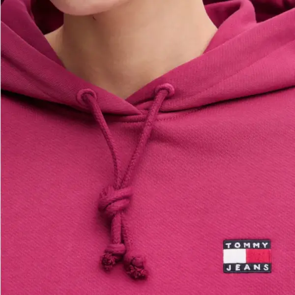 Tommy Hilfiger - Γυναικείο Φούτερ Badge Regular Fit DW0DW19414-XJP Φούξια DW0DW19414-XJP