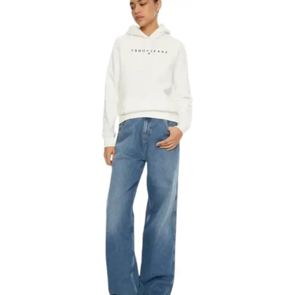 Tommy Hilfiger - Γυναικείο Φούτερ Linear Regular Fit DW0DW17324-YBL Εκρού DW0DW17324-YBL