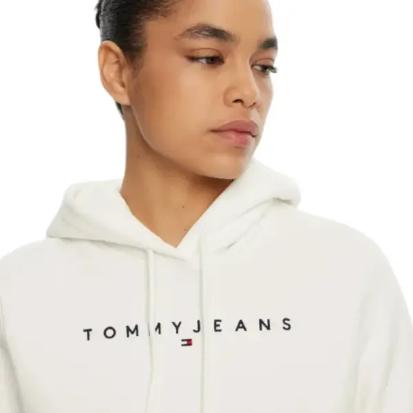 Tommy Hilfiger - Γυναικείο Φούτερ Linear Regular Fit DW0DW17324-YBL Εκρού DW0DW17324-YBL