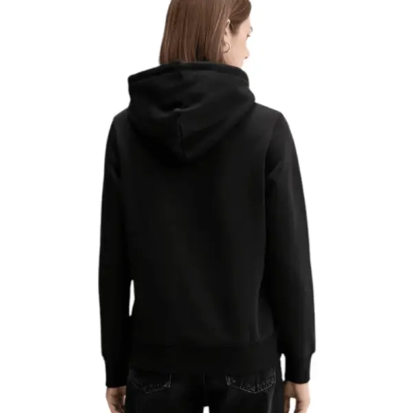 Tommy Hilfiger - Γυναικείο Φούτερ Logo Fleece Hoodie DW0DW21963-BDS Μαύρο DW0DW21963-BDS