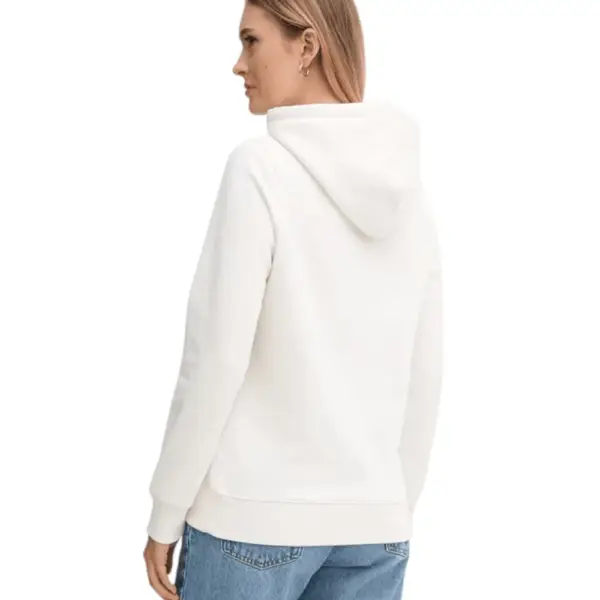 Tommy Hilfiger - Γυναικείο Φούτερ Logo Fleece Hoodie DW0DW21963-YBH Εκρού DW0DW21963-YBH