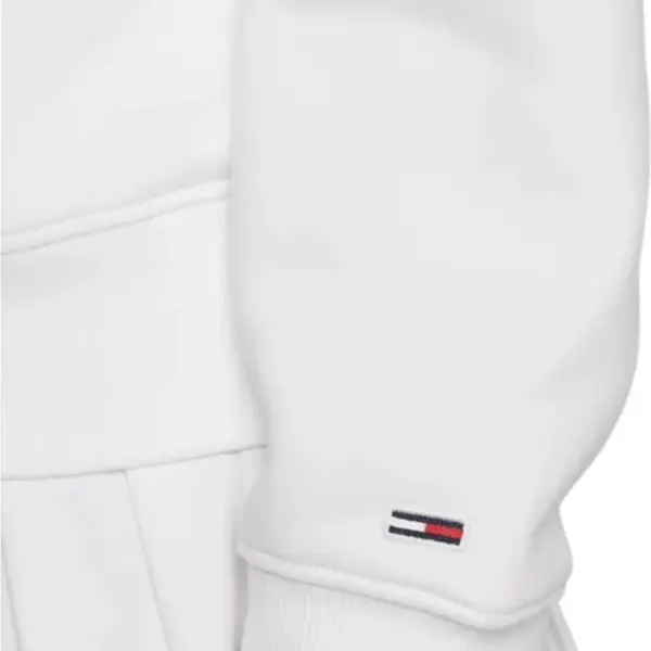 Tommy Hilfiger - Γυναικείο Φούτερ Varsity Loose Fit DW0DW15058-YBR Λευκό DW0DW15058-YBR