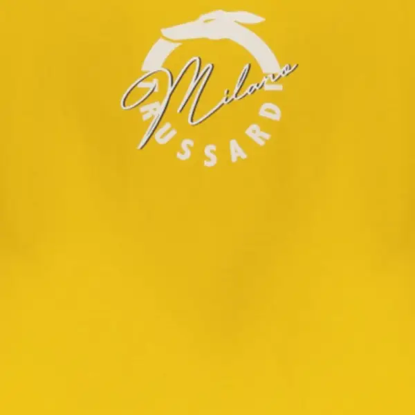 Trussardi Jeans - Ανδρικό Beachwear T-Shirt TRU25MTS01-08MUST Κίτρινο TRU25MTS01-08MUST