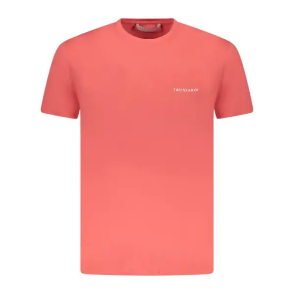 Trussardi Jeans - Ανδρικό T-Shirt Brush TRU25MTS03-02SALM Κόκκινο