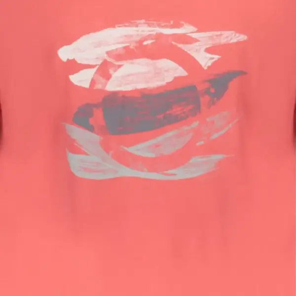 Trussardi Jeans - Ανδρικό T-Shirt Brush TRU25MTS03-02SALM Κόκκινο TRU25MTS03-02SALM