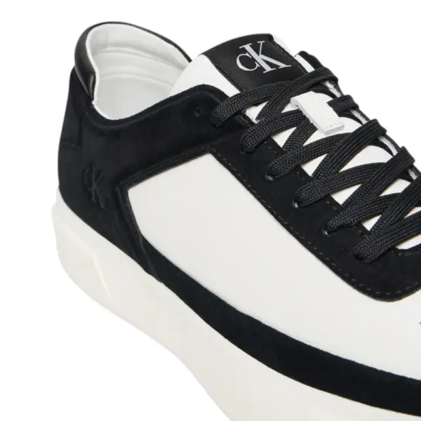 Calvin Klein - Ανδρικά Sneakers Ck Basket Cupsole Laceup Lth-Su YM0YM01354-0GM Μαύρο YM0YM01354-0GM