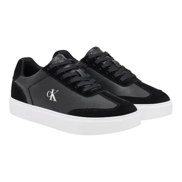 Calvin Klein - Ανδρικά Sneakers Ck Classic Cupsole Laceup Wt Mix YM0YM01429-0GM Μαύρο YM0YM01429-0GM