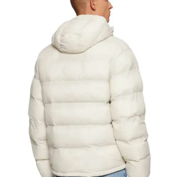 Calvin Klein - Ανδρικό Χειμωνιάτικο Μπουφάν Regular Fit LV04RD528G-67U Εκρού LV04RD528G-67U