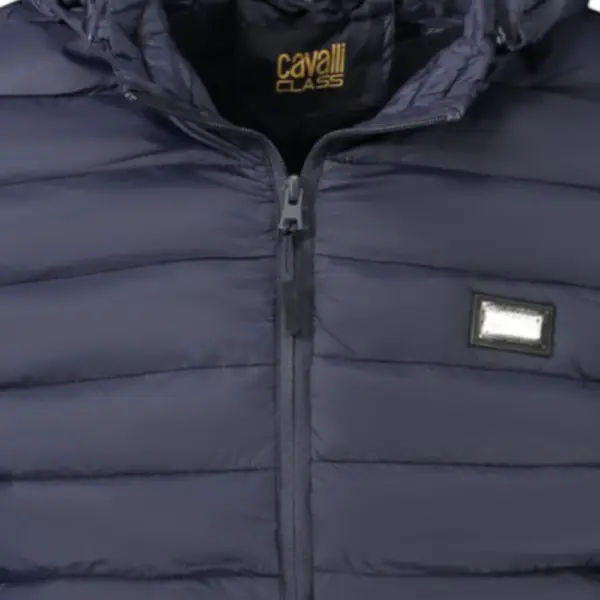 Cavalli Class - Ανδρικό Χειμερινό Μπουφάν TXT40RSB049-04926 Μπλε Σκούρο TXT40RSB049-04926