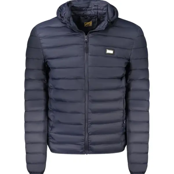 Cavalli Class - Ανδρικό Χειμερινό Μπουφάν TXT40RSB049-04926 Μπλε Σκούρο
