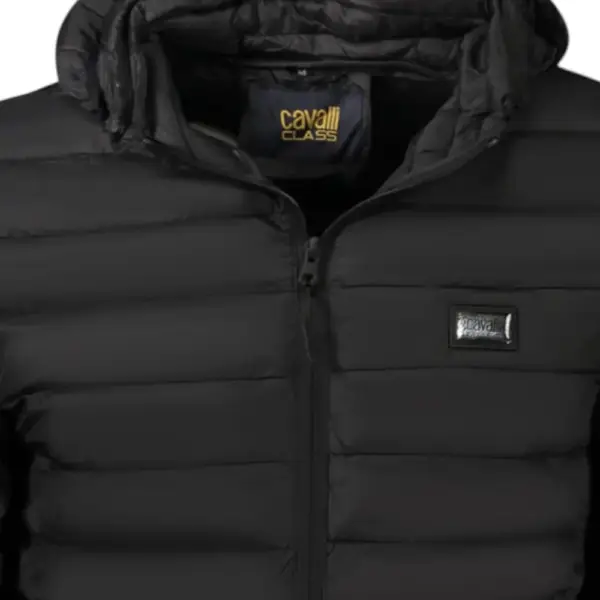 Cavalli Class - Ανδρικό Χειμερινό Μπουφάν TXT40RSB049-05051 Μαύρο TXT40RSB049-05051